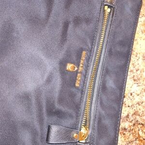 Michael Kors Black Bag with Gold Accents